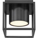 Desmond LED 7.13 inch Matte Black Flush Mount Ceiling Light